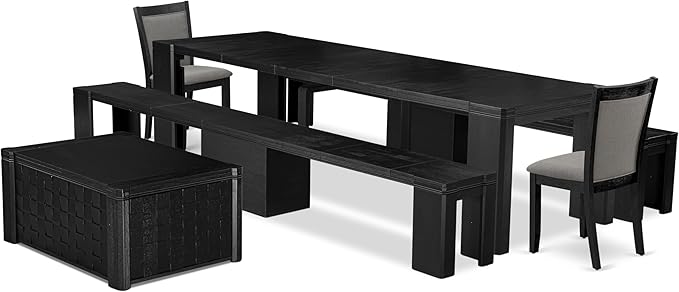X02MZ-2C6-50 - 6-pc Dining Table Set a Kitchen Table - Image 2