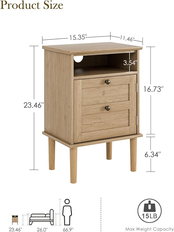 Nightstand, Boho Night Stand - Image 2