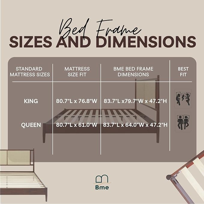 Bme Oliver King Bed Frame and Headboard - Image 9