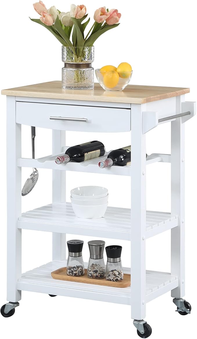 Convenience Concepts Ellaine 4 Tier Kitchen Cart - Image 2