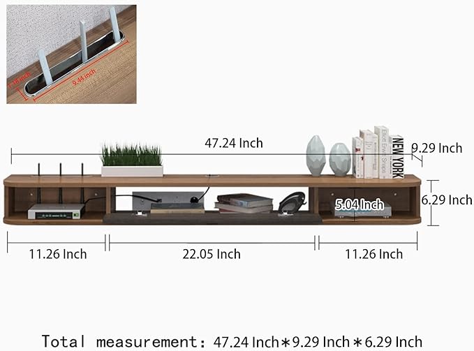 Pmnianhua Floating TV Shelf - Image 4