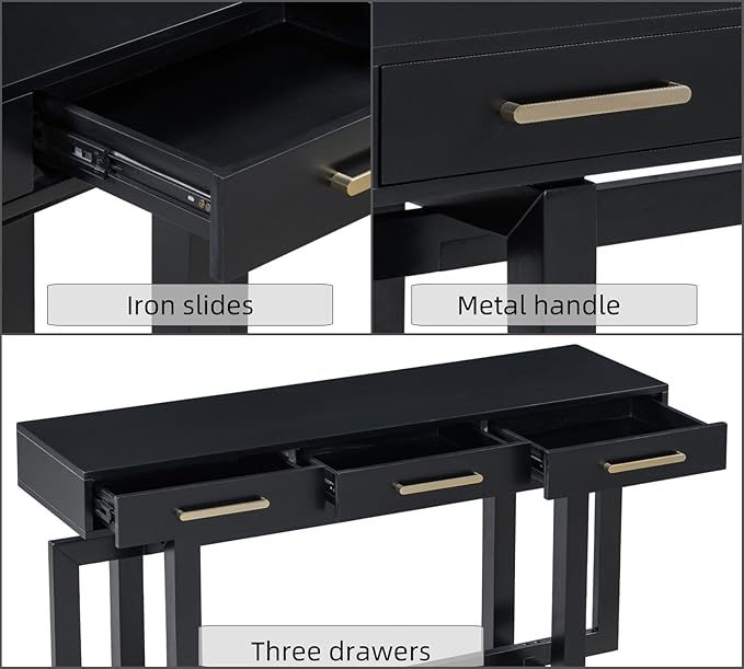Merax 57” Entryway Console Sofa Table - Image 4