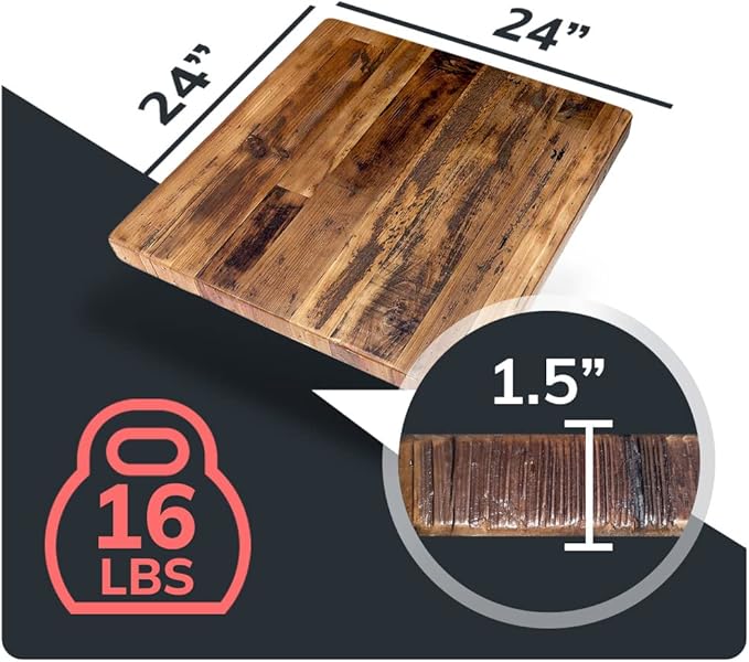 Reclaimed Wood Table Top - Image 2