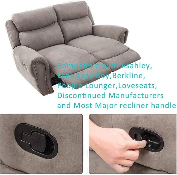 2Pcs Metal Recliner Handle Replacement Parts - Image 6