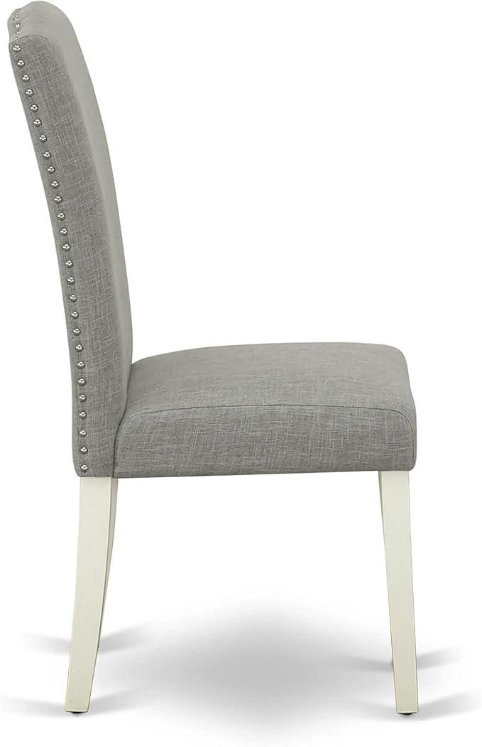 East West Furniture X077EN206-7 7 Piece Modern Dining Table Set Consist of a - Image 9