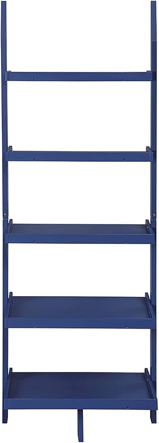 Convenience Concepts American Heritage Bookshelf Ladder, Cobalt Blue - Image 5