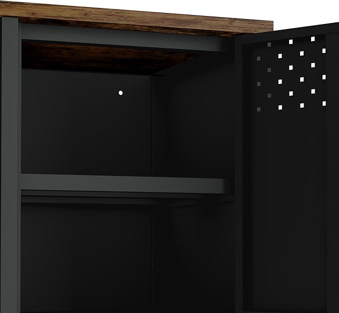 Manhattan Comfort Landen 47" Modern Metal TV Stand - Image 7