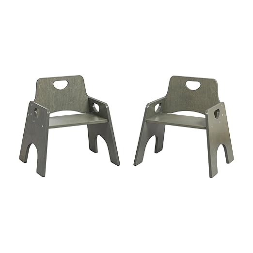 ECR4Kids Stackable Wooden Toddler Chair, Kids Furniture by ECR4Kids