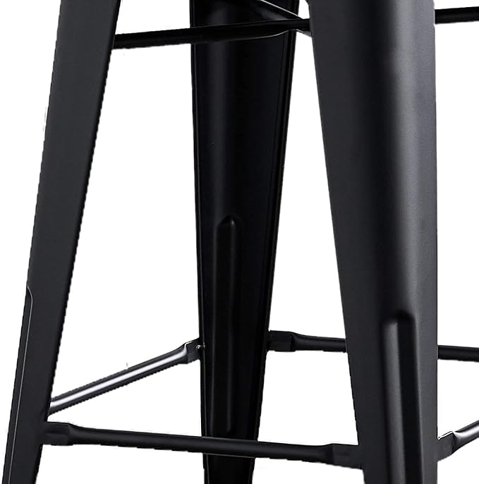AC Pacific 24” Metal Barstool Set of 4 – Country Rustic Style - Image 7