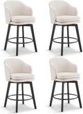 Counter Height Barstools 26 inch Upholstered Swivel Bar Stools by Kislot