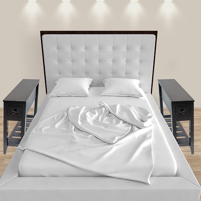 Narrow End Table, Slim Bed Side Table - Image 9