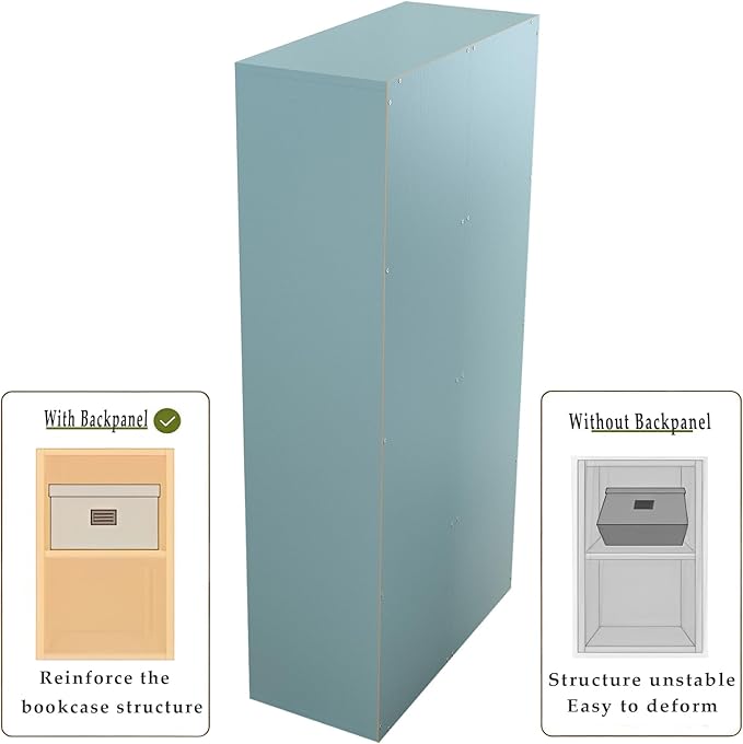 8-Cube Storage Shelf Bookcase - Image 6