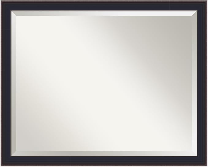 Amanti Art Black Bathroom Mirror by AmantiArt