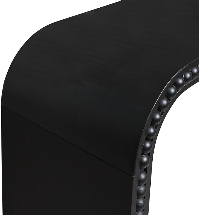 KEIKI Wood Console Table Behind Couch & Sofa, Retro Style - Image 6