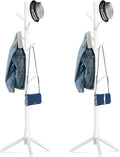 Wooden Tree Coat Rack Stand, Sturdy Freestanding Coat Rack by Hupmad