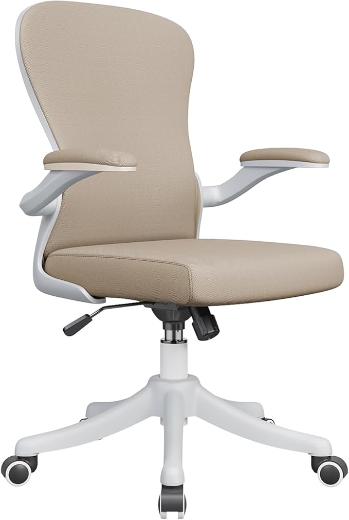Ergonomic Office Chair with Adjustable Lumbar Support & Flip-Up Armrests - Image 3