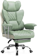 COMHOMA Big and Tall Office Chair, High Back Leather Gaming Chair by ComHoma