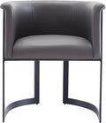 Manhattan Comfort Corso Faux Leather Upholstered Dining Chair, Barrel-Style by ManhattanComfort