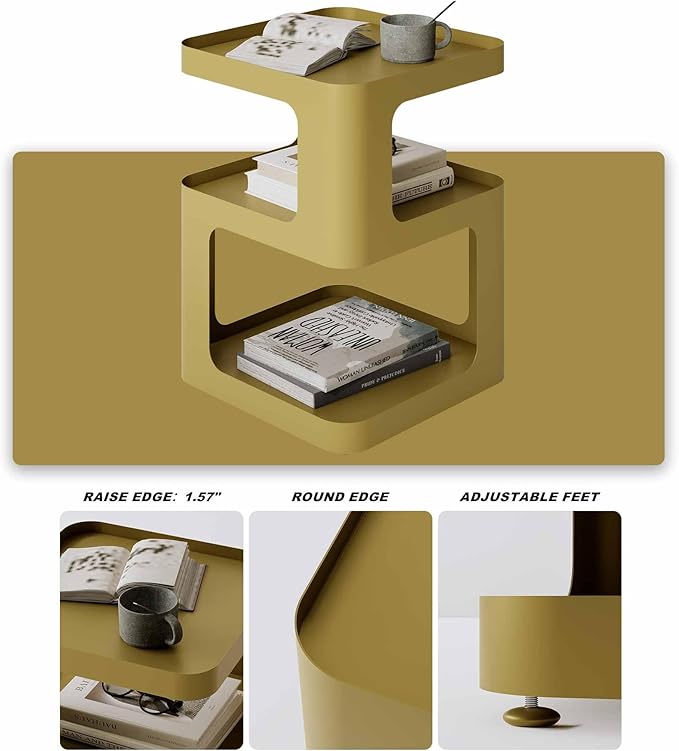 XIV Side Table, Small End Table, Modern Nightstand, Accent Bedside Table - Image 4