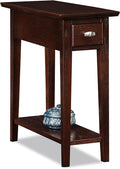 Leick Home 15 in Wide End Table, Solid Wood Construction, One Drawer, One Lower by LeickFurniture