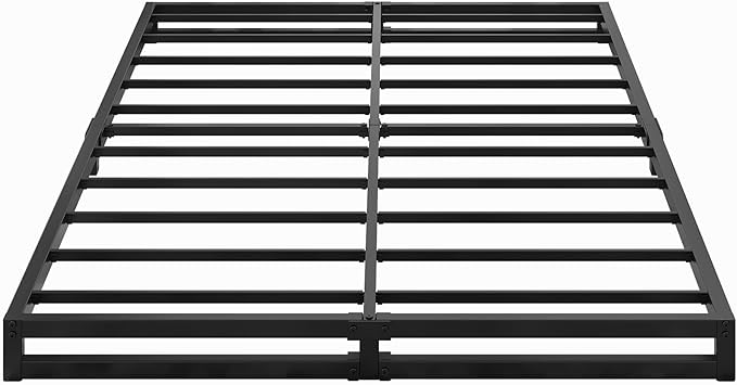 4 Inch Full Size Bed Frame No Box Spring Needed, Heavy Duty Metal Platform Beds - Image 9