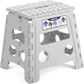 Delxo Folding Step Stool, 13 inch Non-Slip Foldable Stools Up to 300 LBS by Delxo