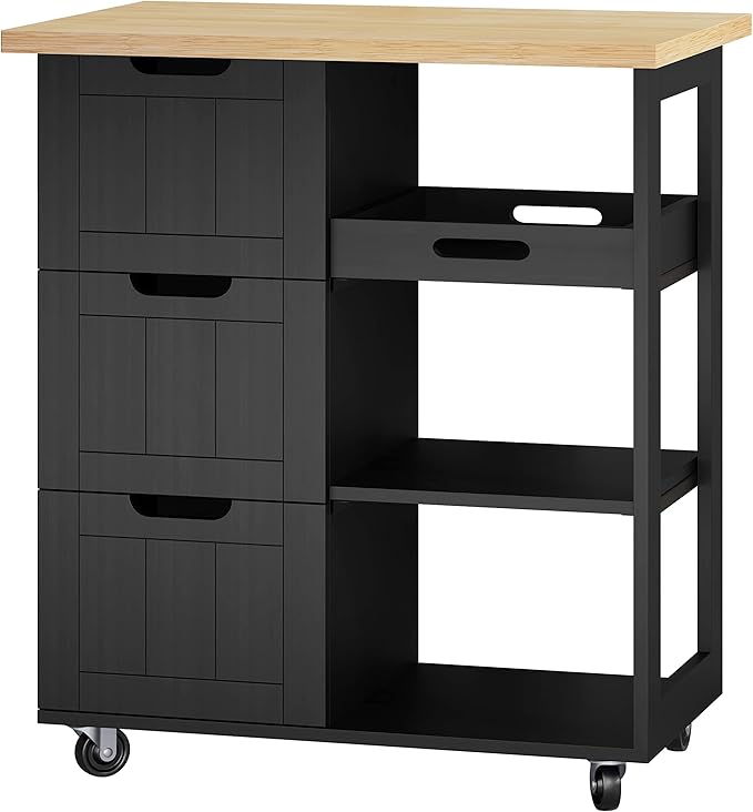 Shintenchi Kitchen Island Cart - Image 7