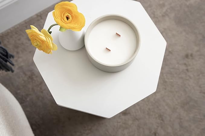 Kate and Laurel Octavia Coastal Accent Drink Table, Decorative Coastal Cocktail - Image 5