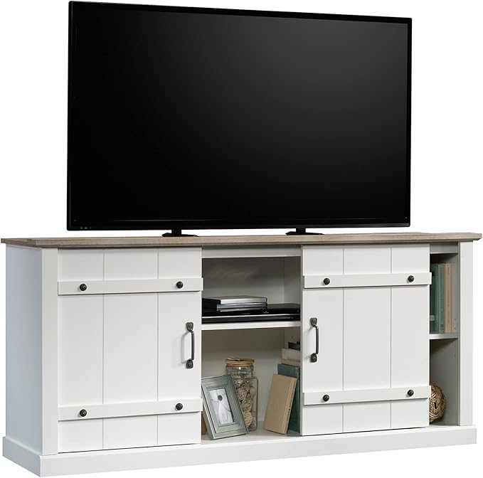 Sauder Miscellaneous Entertainment Farmhouse TV Stand, - Image 7