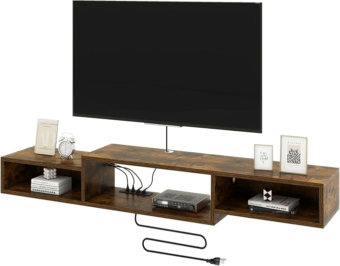 IBUYKE 71" Floating TV Stand Wall Mounted by IBUYKE