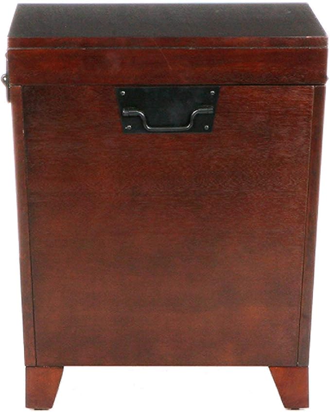 SEI Furniture Pyramid Storage Trunk End Table - Image 5
