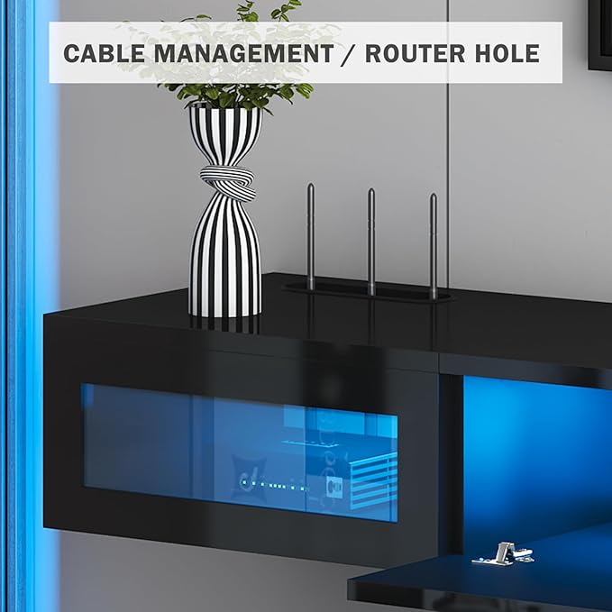 Floating TV Stand, Floating Wall Mounted TV Shelf - Image 4
