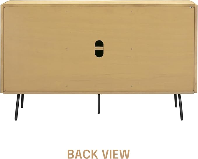 NTC Veil Modern Sideboard with 3 Doors, Buffet Cabinet with Vertical Groove - Image 6