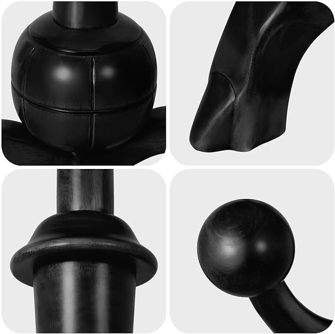Heavy Duty Coat Rack Freestanding Wood Tree Rack - Image 7
