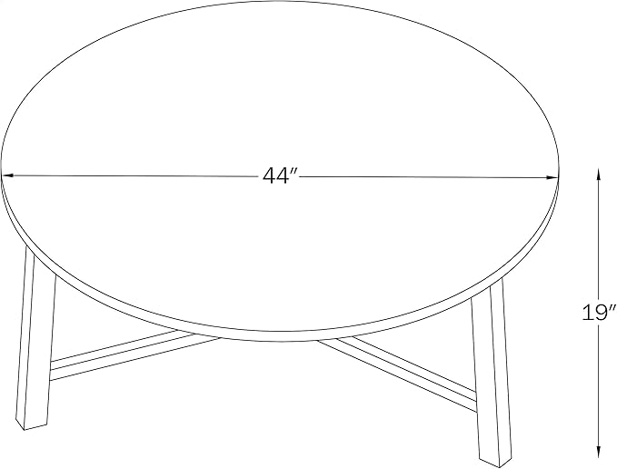 Alaterre Furniture Coffee Table - Image 2