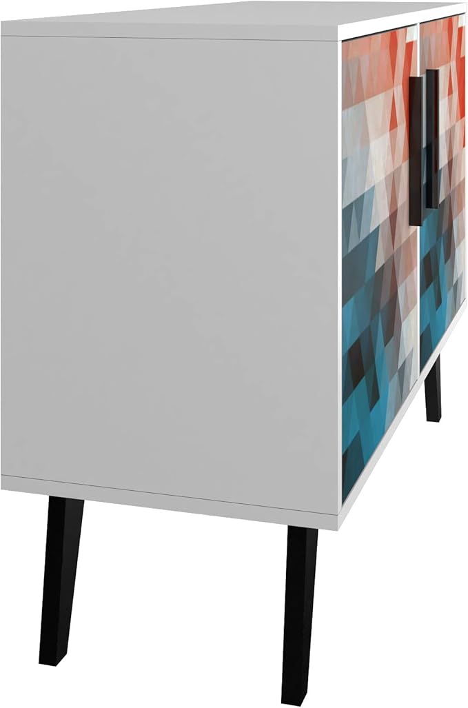 Manhattan Comfort Amsterdam Double Door Side Table - Image 8