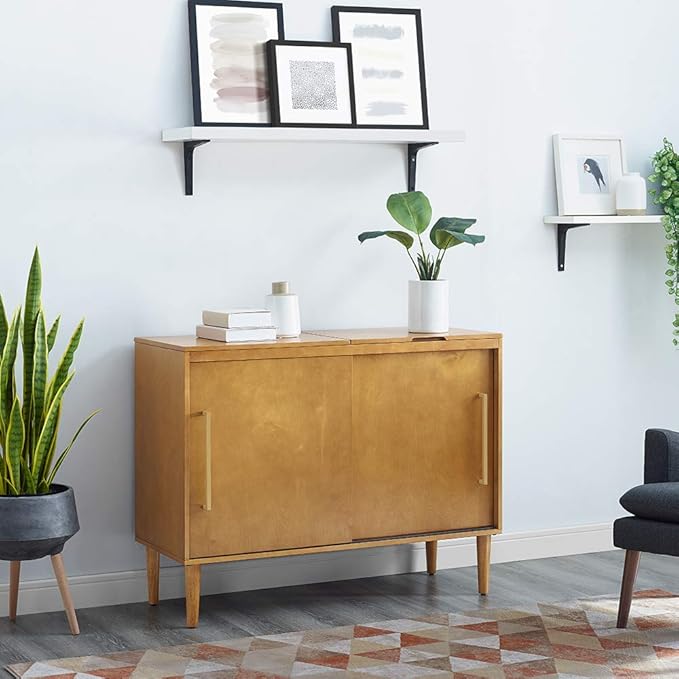Crosley Furniture Everett Media Console and Record Player Stand - Image 13