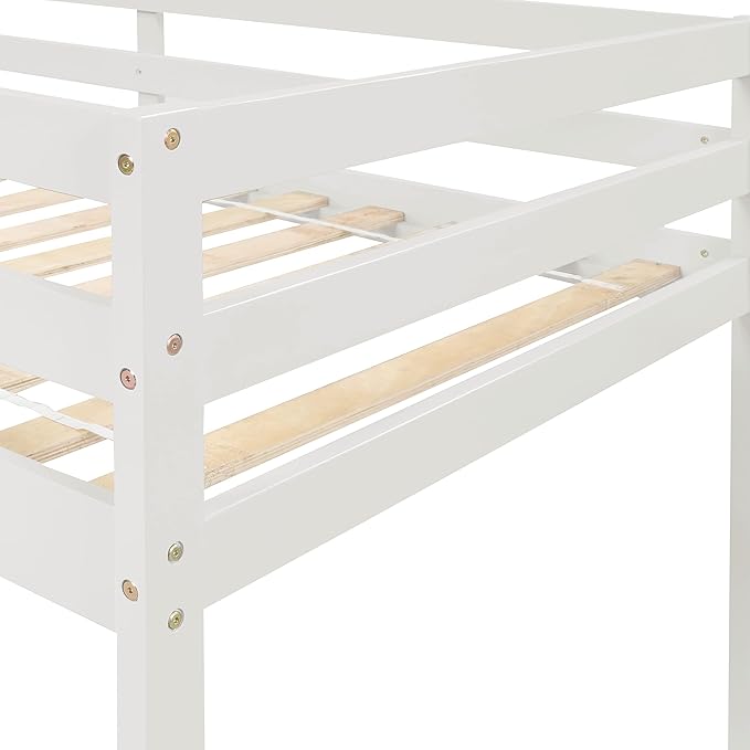 HomSof Loft Bed with Stairs and Storage - Image 12