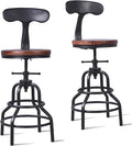 Diwhy Industrial Vintage Counter Stool, Kitchen Counter Height Adjustable by Diwhy