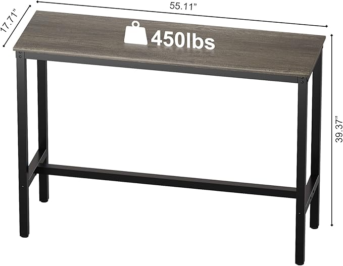 Teraves Bar Table, Bar Height Pub Table, Counter Height Table - Image 8