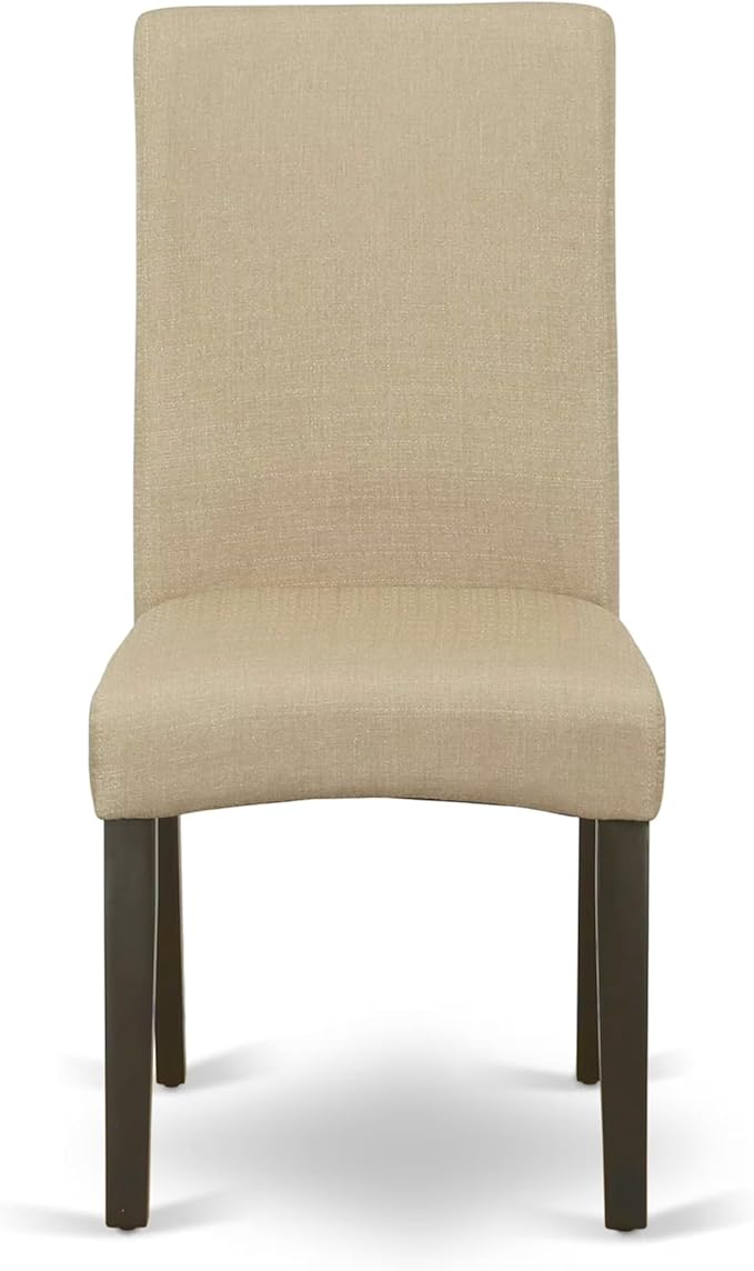 East West Furniture HEDR7-CAP-03 7 Piece Kitchen Table & Chairs Set Consist of - Image 7