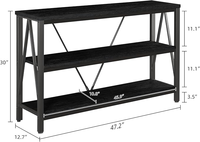 HOMISSUE Entryway Console Table, Rustic Console Tables - Image 2