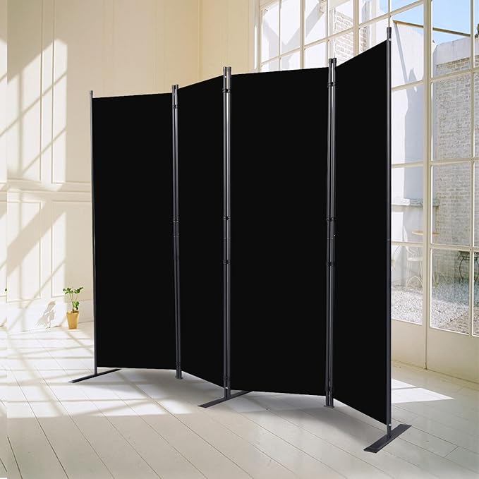 Room Divider, 4 Panel Folding Privacy Screens - Image 6