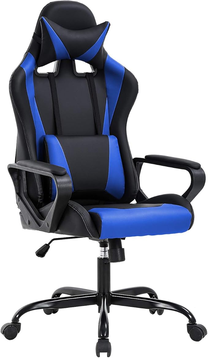 BestOffice High-Back Gaming Chair PC Office Chair Computer Racing Chair PU Desk by BestOffice