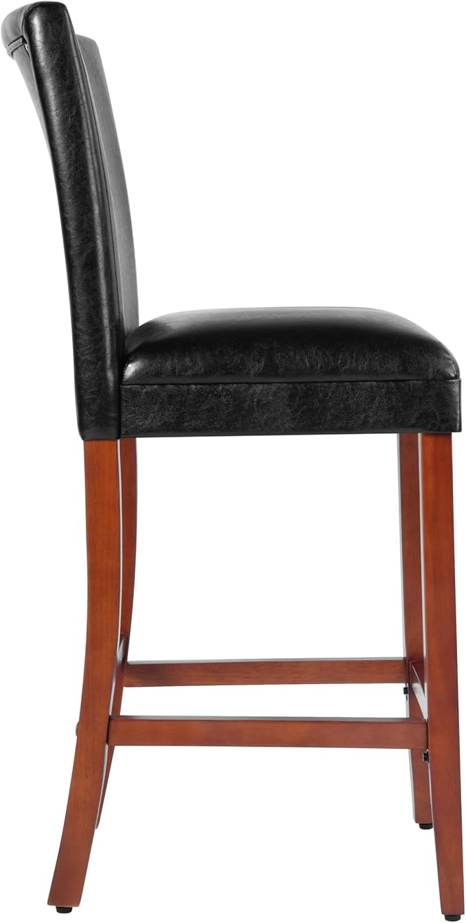 Homepop Home Decor | Classic Counter Height Bar Stools | 29 Inch Bar Stools | - Image 6