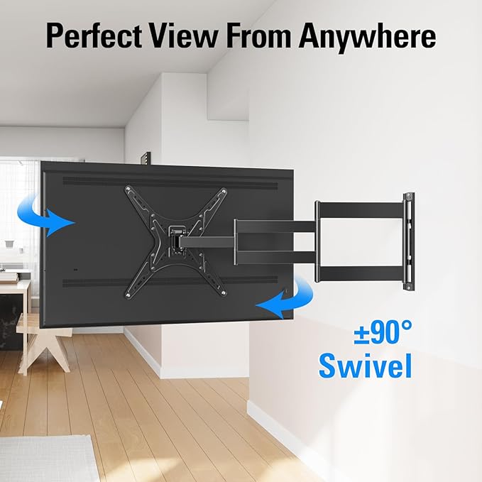 MOUNTUP Long Arm TV Wall Mount for Most 26-65 Inch TVs, Corner TV Mounts - Image 6