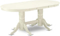East West Furniture VAAB5-LWH-64 5 Piece Dining Set Includes an Oval Dining by EastWestFurniture