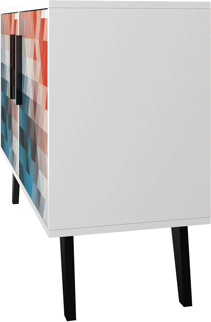 Manhattan Comfort Amsterdam Double Door Side Table - Image 7