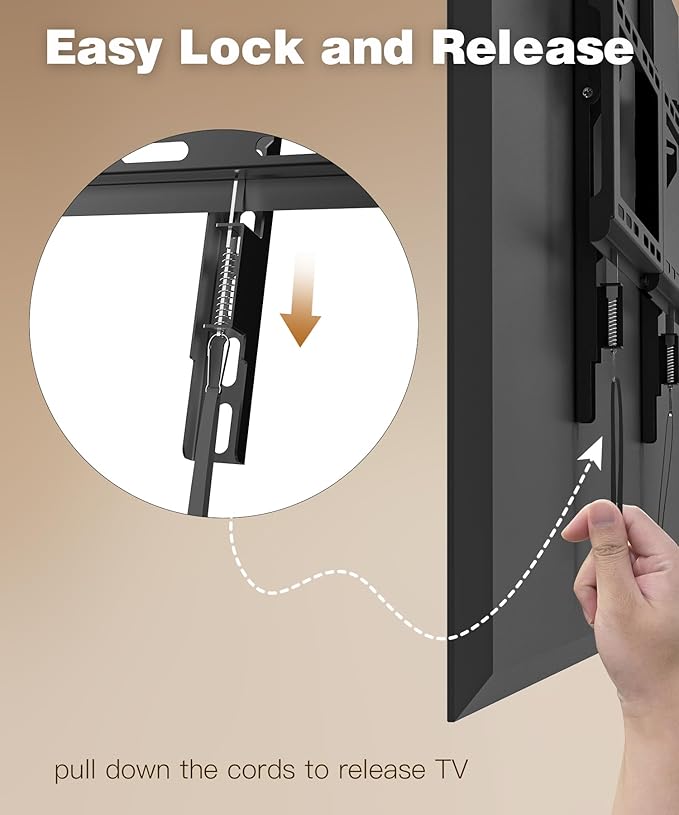 TV Wall Mount for Most 37-82 Inch, Low Profile Tilt Wall Mount TV Bracket for - Image 6