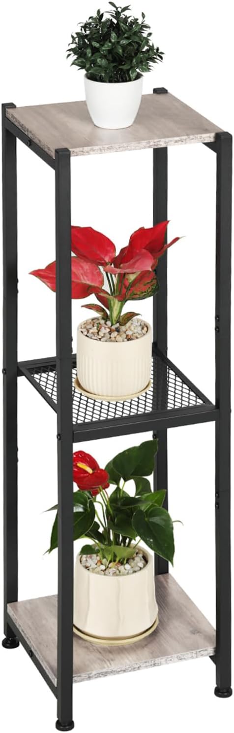 Extra Tall Plant Stand Indoor, 40 Inch Plant Stands, 3 Tier Metal Plant Stand by CozyTimes